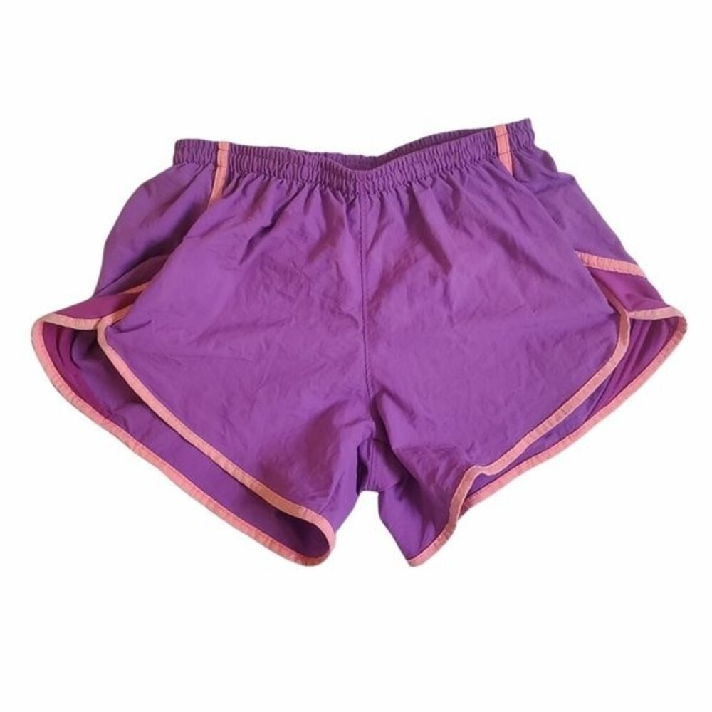 Properly Tied Purple Coral Athletic Shorts Built In Liner sz YM